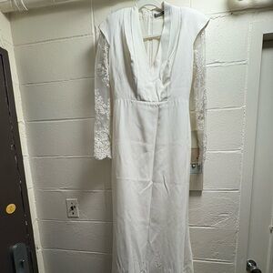 Alexander McQueen White Cream bridal dress gown